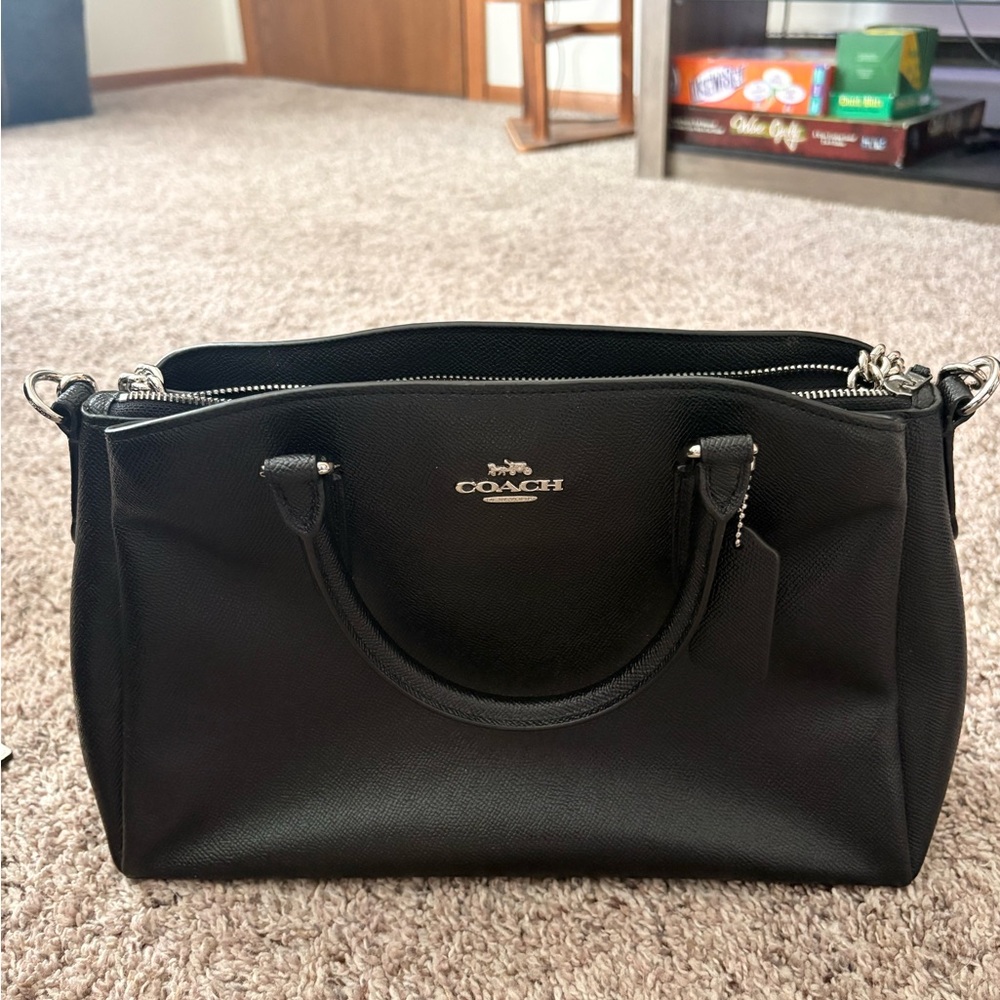 Coach Elegant Black Satchel